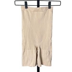 Spanx‎ OnCore High Waist Mid-Thigh Shorts Soft Nude S